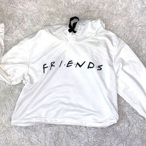 friends cropped sweatshirt